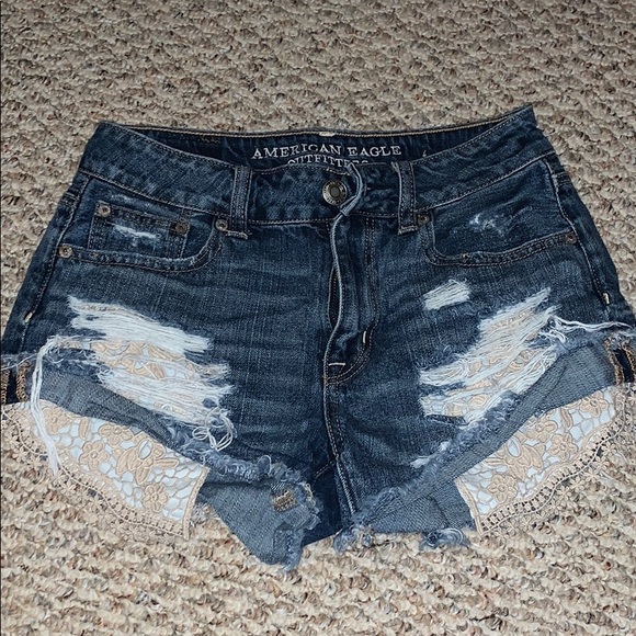 American Eagle Outfitters Pants - AEO hi rise shorts